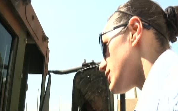 Staff Sergeant Daniela Oleze Commands a Convoy