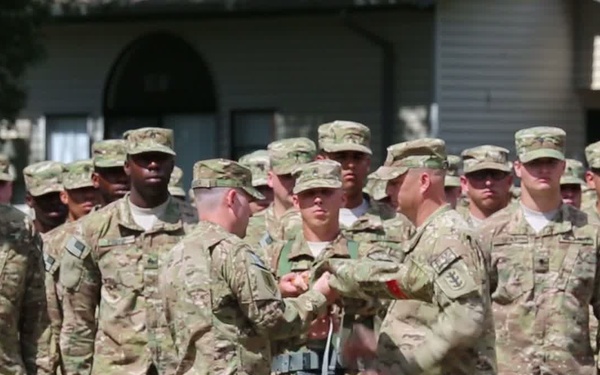 130th ENG and 65th ENG Colors Casing Ceremony