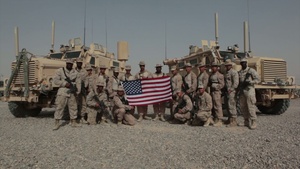 New York Marines shout-out to their Home from Afghanistan