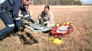Corpsman Repel During Training