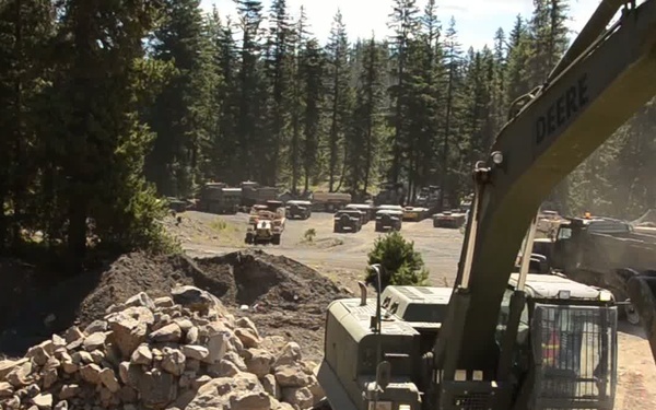 286th Engineer Company Moves Earth