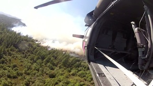 California National Guard Fight Rim Fire Near Yosemite
