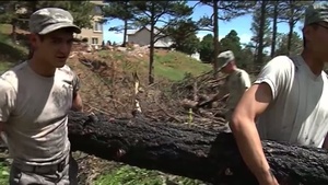 Cadets Help Wilfire Victims