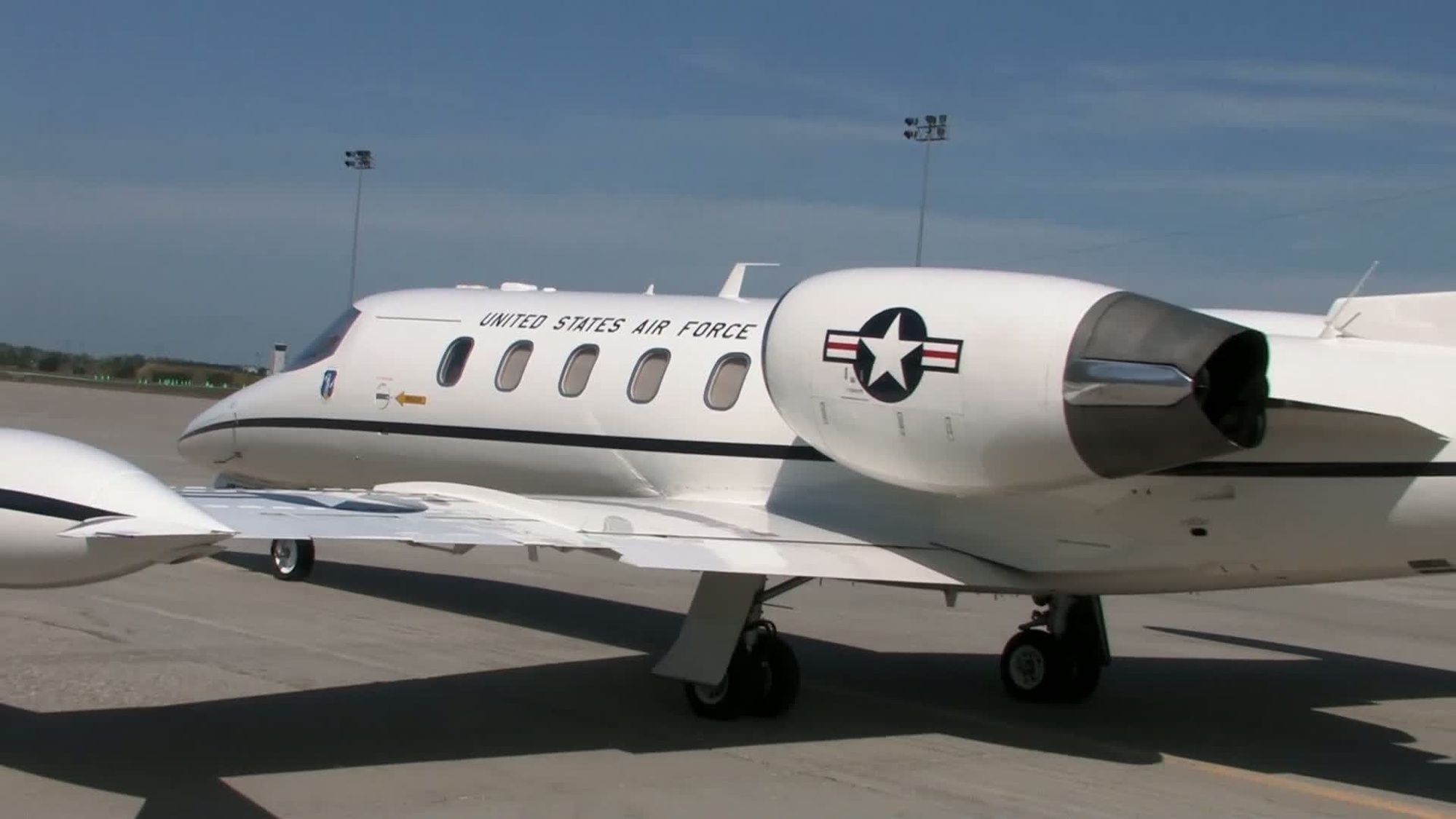 The NDANGs last C-21  aircraft has left the base. The plane, the last of eight that the unit known as the Happy Hooligans has been maintaining and flying since 2007, took off just after 11:30 a.m. today following a press conference that included recollections from throughout 66 years of flying history. U.S. Air Force C-21 pilots Col. Brad Derrig, the 119th Wing vice commander, and Col. Kent Olson, the 119th Wing commander, make one final pass in C-21 aircraft number 84-0064 during its final flight from the North Dakota Air National Guard base in Fargo, N.D., Aug. 27, 2013. The aircraft is the last to depart the unit during a mission conversion, leaving the unit without a manned flying mission for the first time since it began in 1947.