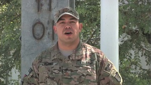 Maj. Angel Flores Sports Greeting