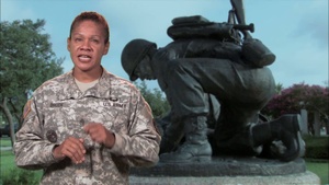 Command Sgt. Maj. Donna Brock talks about trust