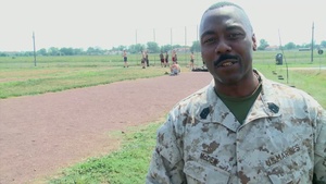 1st Sgt. Charles McDew Gives a Shout-Out to the Georgia Bulldogs