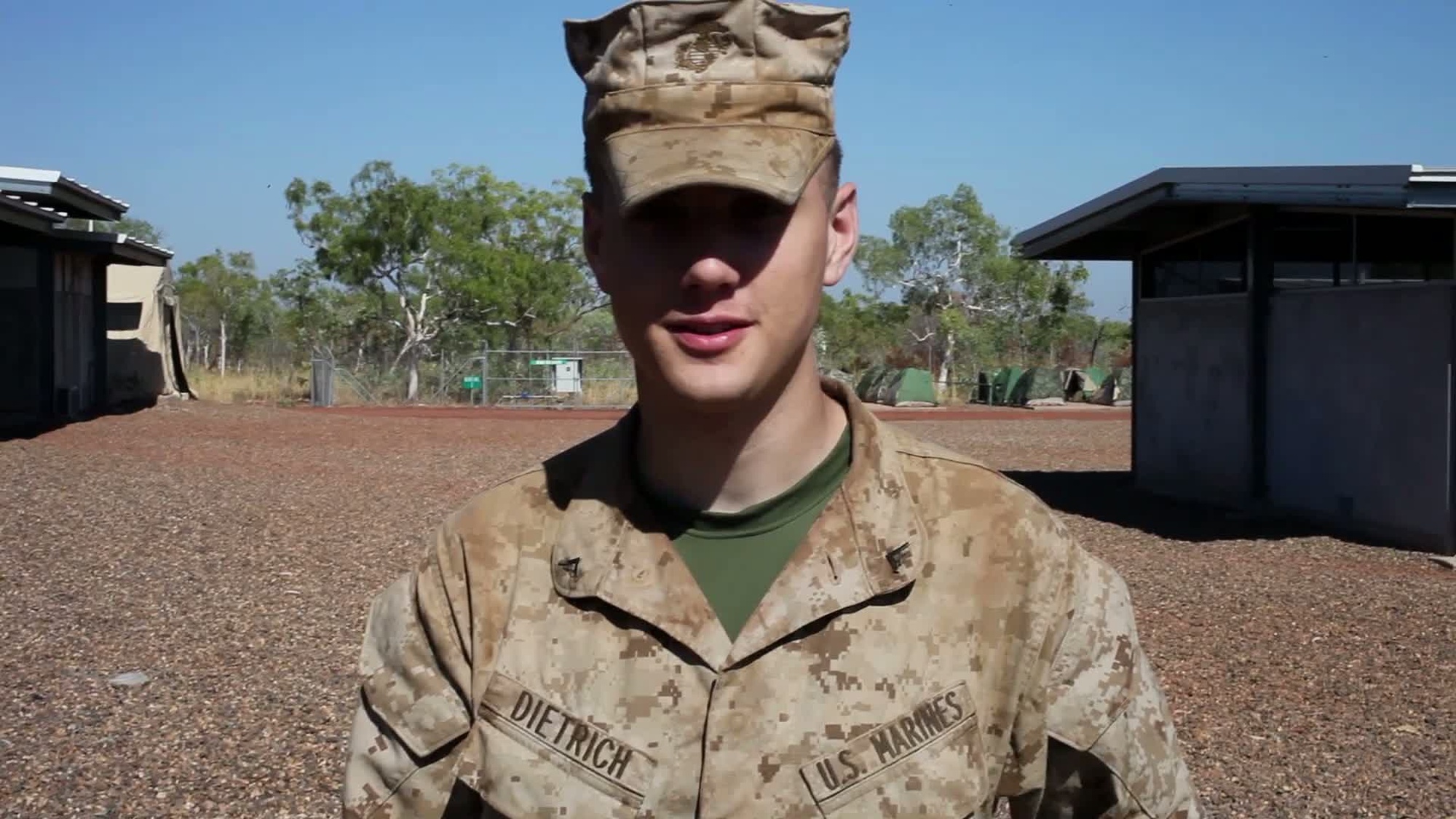 Baltimore Ravens shout-outs for the NFL’s first game Sept. 5th from Marine LCpl. Dietrich participating in Exercise Koolendong 13 in Australia.  Also available in High Definition.