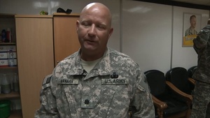 Soldiers Shave Heads to Show Support