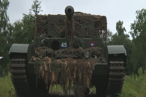 Tanks in Town Ghlin Belgium