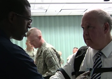 Under Secretary of the Army Tours Fort Stewart Close Combat Tactical Training Facility
