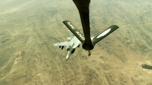F/A-18C Air Refueling Over Afghanistan
