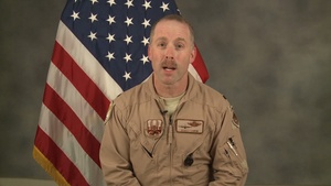 Lt. Col. Scott Lubin - Shoutout to his Daughter and Va. Tech Hokies