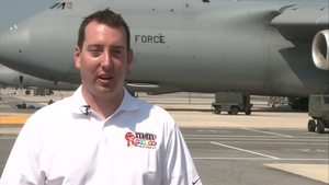 Kyle Busch Visits Dover Air Force Base