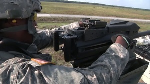1-108th CAV Mounted Gun Range BROLL