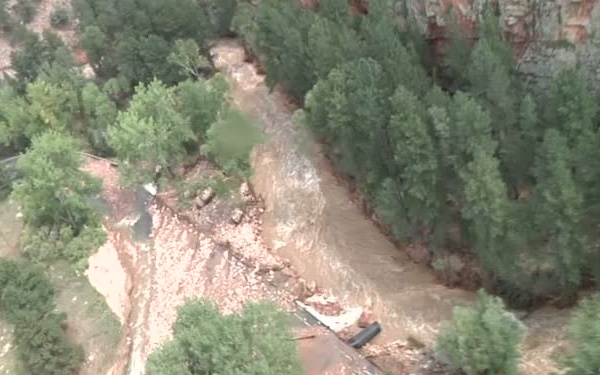 Jamestown, Colorado Aerial Evacuation