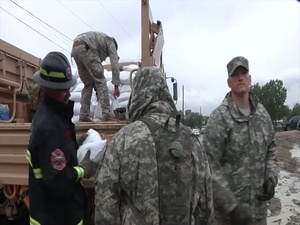 Colorado Guard Sandbag Operations