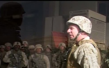 Top Marines visit combat troops in Fallujah after Operation Phantom Fury