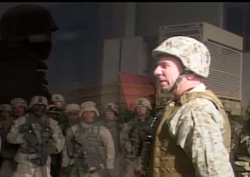 Top Marines visit combat troops in Fallujah after Operation Phantom Fury