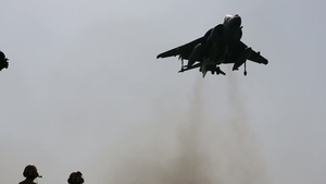 26th MEU AV-8B Harrier Landing