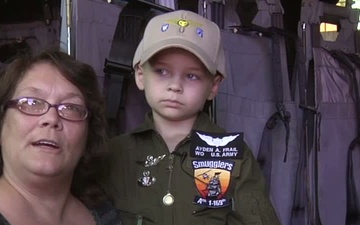 Cancer Patient, 5, Gets Special Treat From Army Reserve Aviators