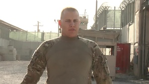 Task Force Lifeliner Football Shout-Out: PFC Andrew Weller