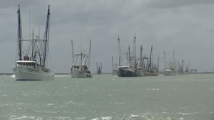 Mexican Fishing Fleet Departs Brownsville Port