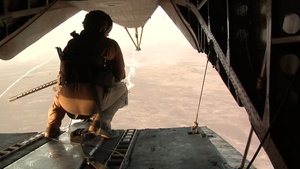 CH-53 Super Stallion Helicopter Crew Chief - Broll