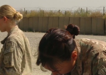 Bagram Airfield Airmen Perform Vehicle Inspections for Retrograde (Broadcast Edit)