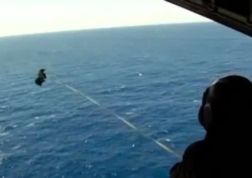 Coast Guard crew airdrops lifesaving blood