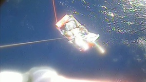 Coast Guard conducts medevac of man with severed leg