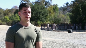 Red in the Face: Marines Endure Pepper Spray Training (Interview – Ray)