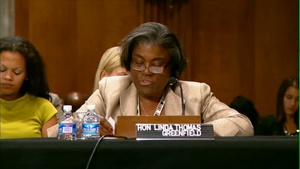 Assistant Secretary Linda Thomas-Greenfield Testifies Before the Senate Foreign Relations Subcommittee on African Affairs