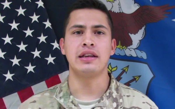 SSgt. Robert Lysholm Holiday Greetings from Afghanistan