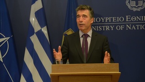 NATO Sec Gen Visits Greece