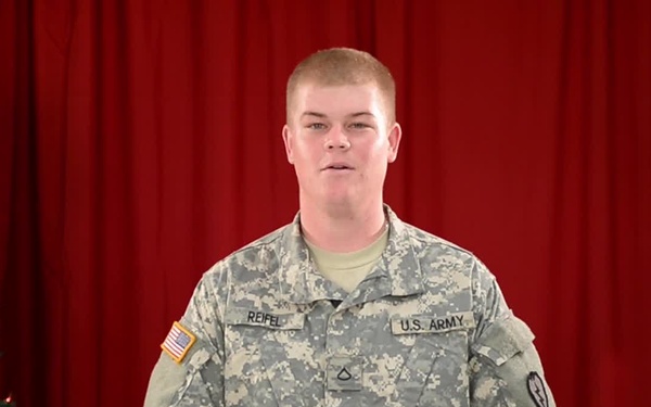 Pfc. SAWYER REIFEL