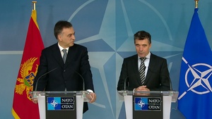 President of Montenegro Filip Vujanovic Visits the NATO Headquarters