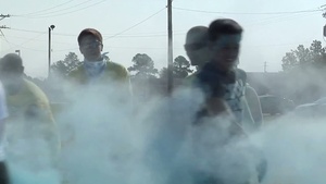 Troops Take Part in Color Run