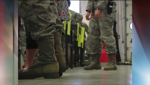 Service Members Drill for Flu Outbreak