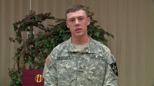 Pfc. Patrick Bentley