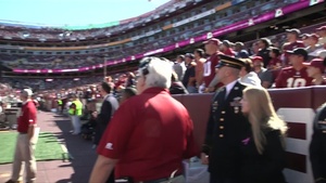 Washington Redskins Salute Old Guard Soldiers