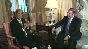Secretary of State John Kerry meets with Pakistan Prime Minister Nawaz Sharif