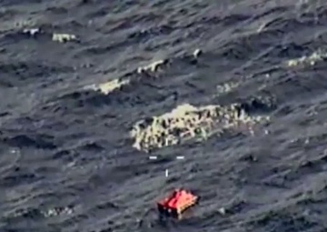 Coast Guard, Good Samaritans Rescue 5 Mariners From Life Raft in Bering Sea, Alaska