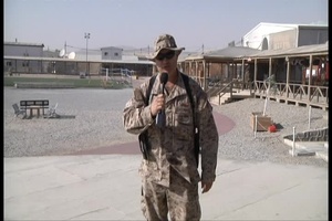 Shout-outs to Kansas Colleges from Kandahar Airfield