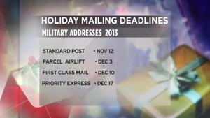Holiday Mailing Deadlines Announced