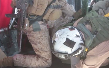 Fast roping prepares Marines for rapid ship-to-shore deployment (B-roll)