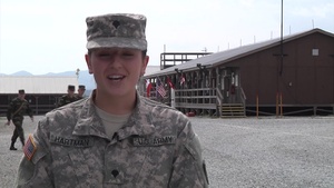 Spc. Shelby Hartman