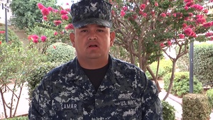 Petty Officer 1st Class Julio Lamar