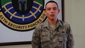 Airman 1st Class Chance Peschard