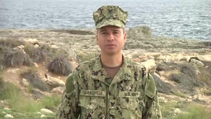 Petty Officer 3rd Class Vyktor Cintron